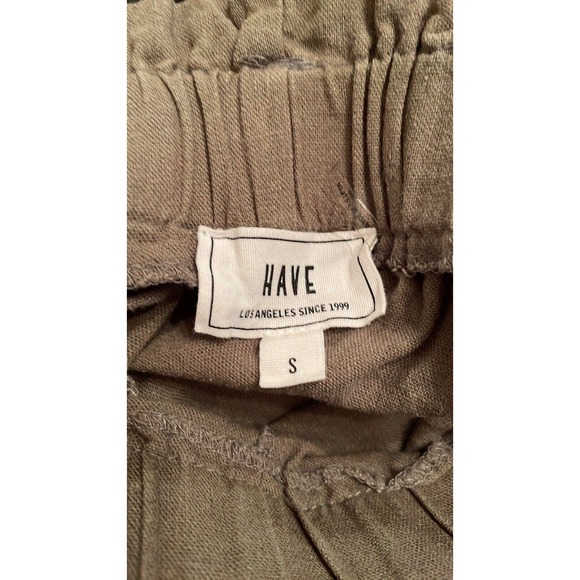 HAVE Paperbag Style Front Tie Linen Blend‎ Shorts Size Juniors Small - Picture 2 of 6